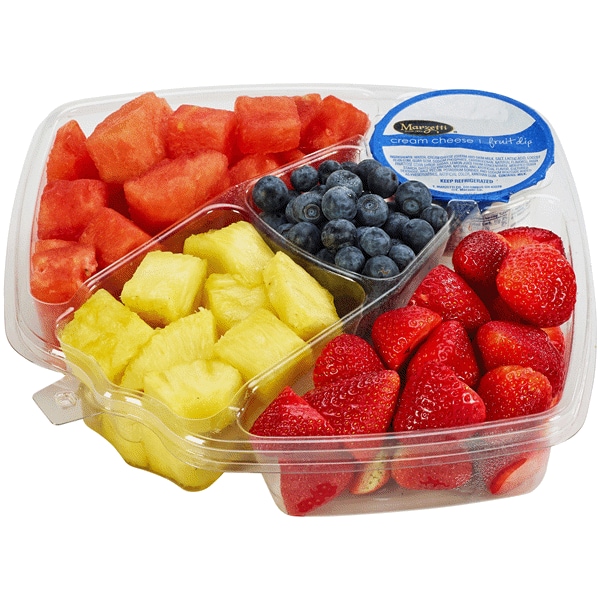 Meijer Fruit Tray With Dip Cut And Ready To Eat Small