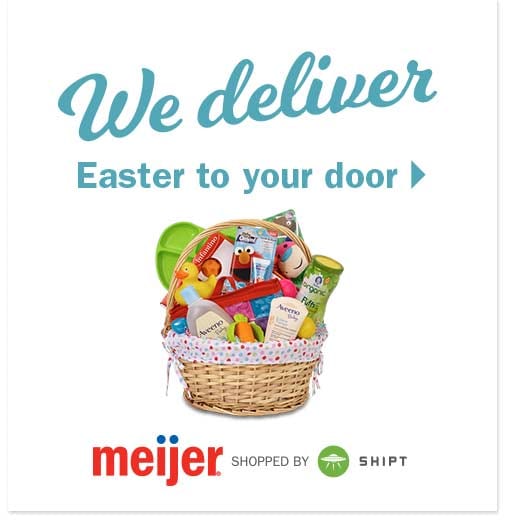 Meijer Hop to it Easter baskets & ham! Milled