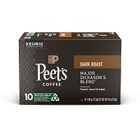 peet's coffee decaf house blend dark roast 64 k cups