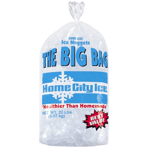 Meijer Large Bagged Ice 20 22 Lbs Meijer Large Bagged Ice 20 22 Lbs