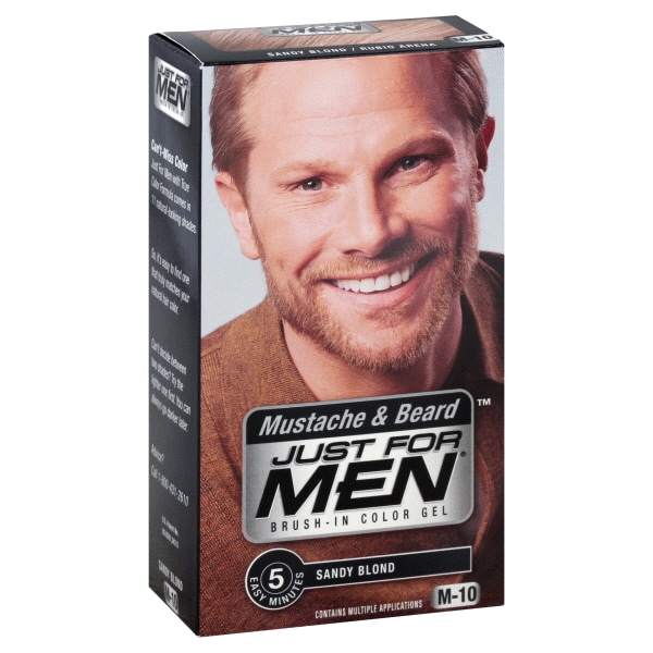 Just For Men Mustard & Beard Brush-In Color Gel Sandy Blond M-10 ... Just For Men Mustard & Beard Brush-In Color Gel Sandy Blond M-10 ...