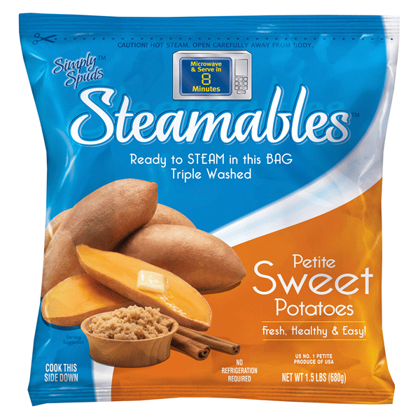 Simply Spuds Steamable Pee Sweet Potatoes 24 Oz Meijer Simply Spuds Steamable Pee Sweet Potatoes 24 Oz