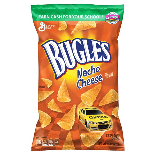 Bugles Nacho Cheese Flavor Crispy Corn Snacks 7 5 Oz Value Size Bag Bugles Nacho Cheese Flavor Crispy Corn Snacks 7 5 Oz Value Size Bag