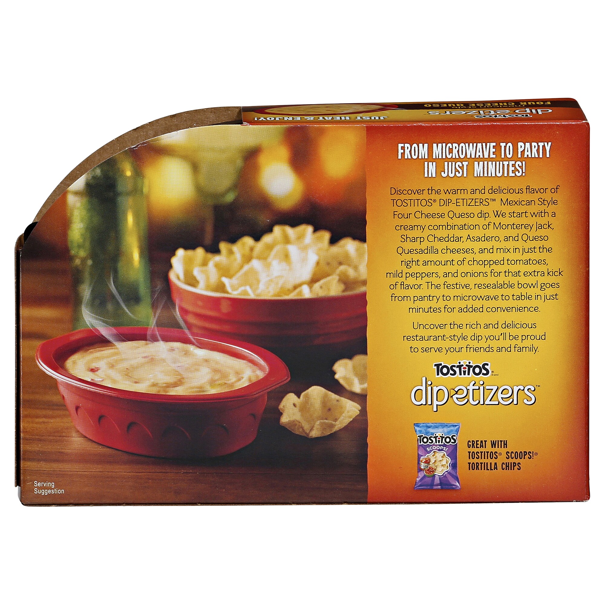 Tosos Dip Etizers Mexican Style Four Cheese Queso 10 Oz Meijer