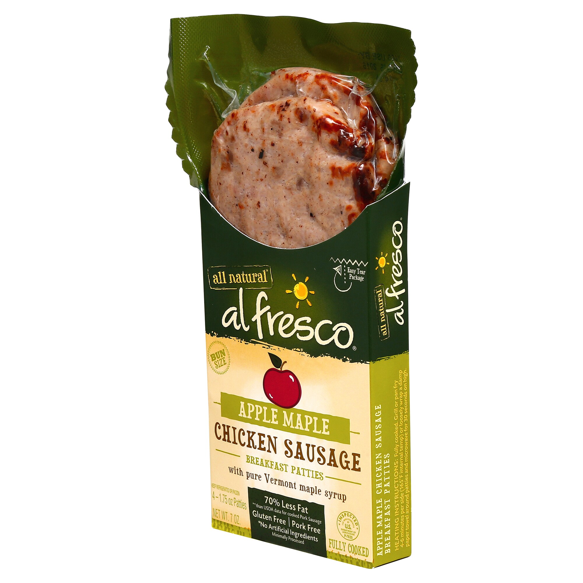 al fresco chicken sausage breakfast patties