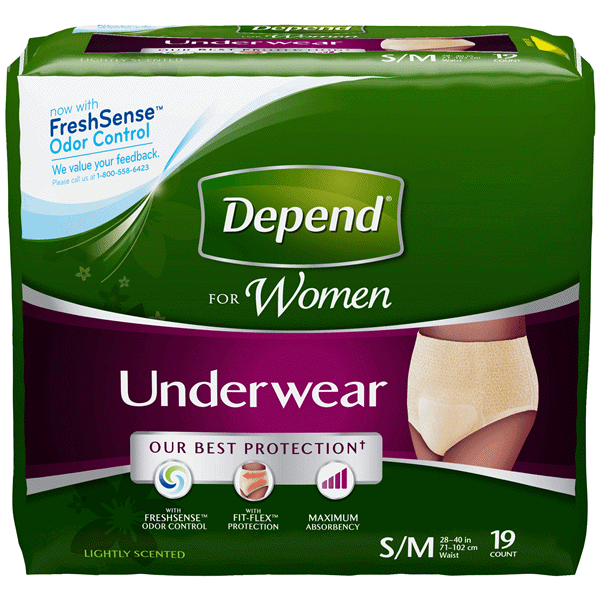 free depend for women underwear maximum absorbency