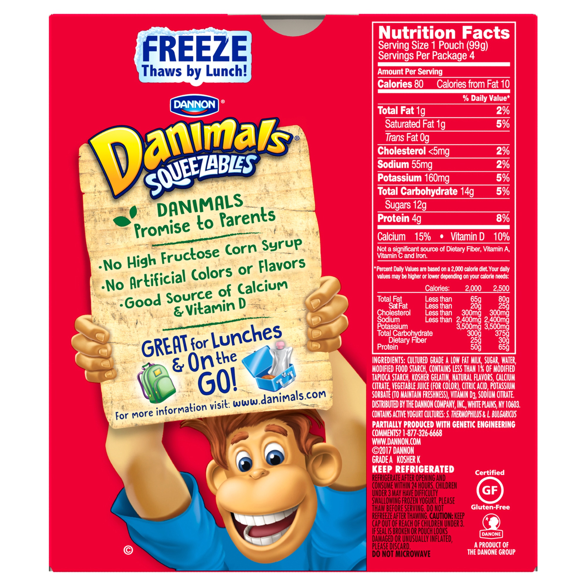 Danimals Drinkable Yogurt Nutrition Facts Besto Blog