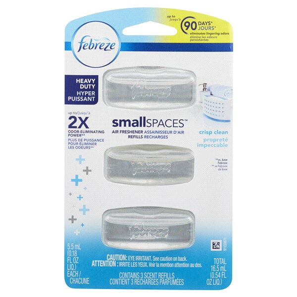Febreze Small Spaces Heavy Duty Air Freshener Refills Crisp Clean ... Febreze Small Spaces Heavy Duty Air Freshener Refills Crisp Clean ...