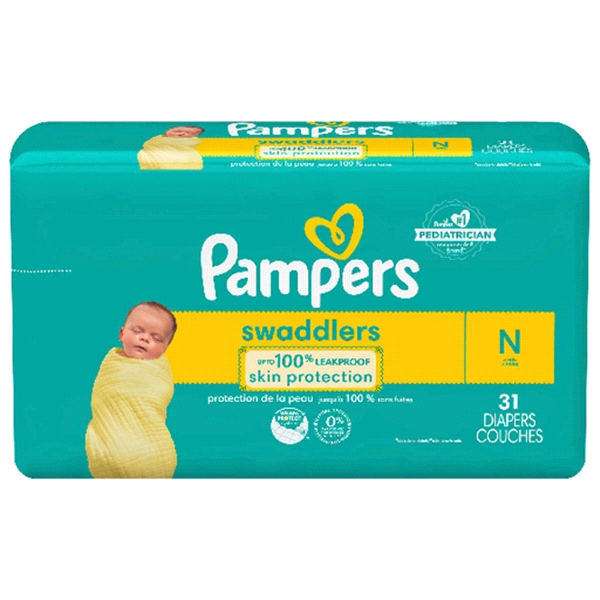 Schrikken Koningin Doorzichtig Pampers Swaddlers Newborn Diapers, Size 0, 31 Count | Meijer