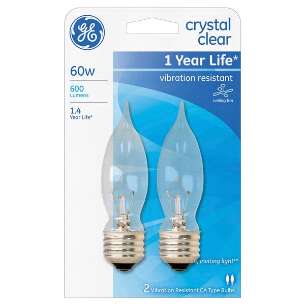 Ge 60 Watt Bent Tip Medium Base Ceiling Fan Clear 2 Pack Meijer Com Ge 60 Watt Bent Tip Medium Base Ceiling Fan Clear 2 Pack