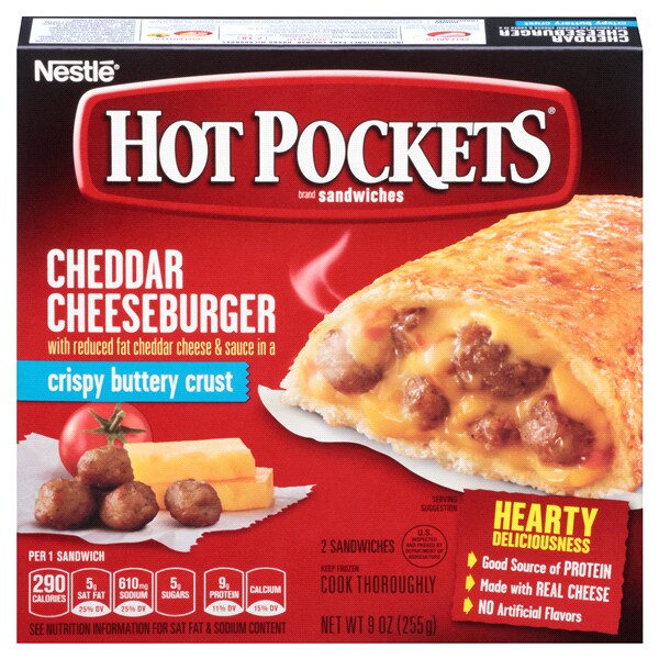 Hot Pockets Frozen Sandwiches Cheddar Cheeseburger Meijer Hot Pockets Frozen Sandwiches Cheddar Cheeseburger