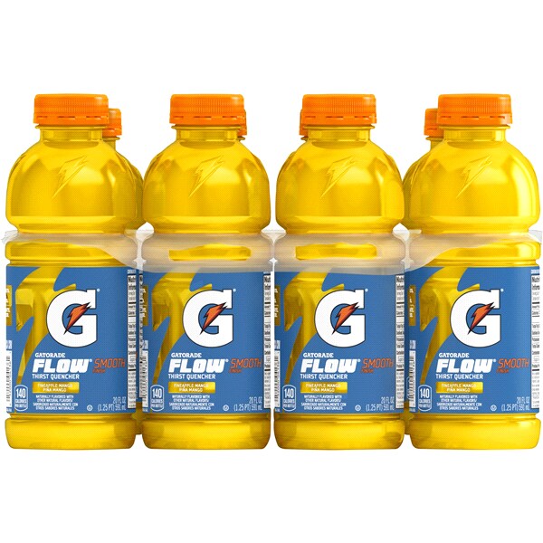 Gatorade Flow Pineapple Mango 8PK 20 OZ Gatorade Flow Pineapple Mango 8PK 20 OZ