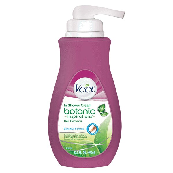 Veet In Shower Cream Botanic Inspirations Hair Remover Sensitive Veet In Shower Cream Botanic Inspirations Hair Remover Sensitive Formula 13 5 Oz