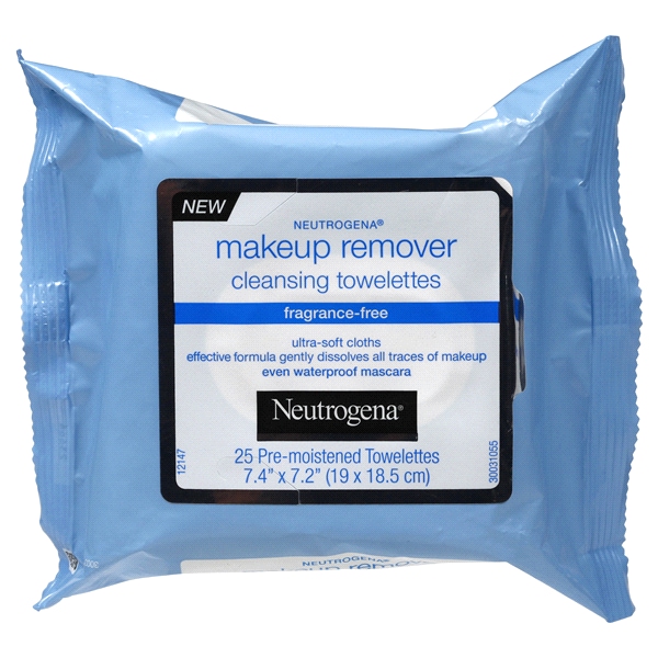 Neutrogena Makeup Remover Cleansing Towelettes Fragrance Free 25 Count