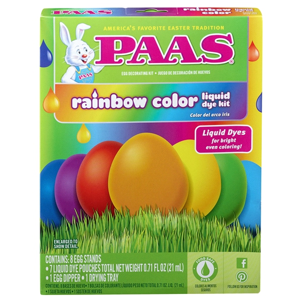 Paas Easter Egg Dye Kit Rainbow | Meijer.com Paas Easter Egg Dye Kit Rainbow | Meijer.com