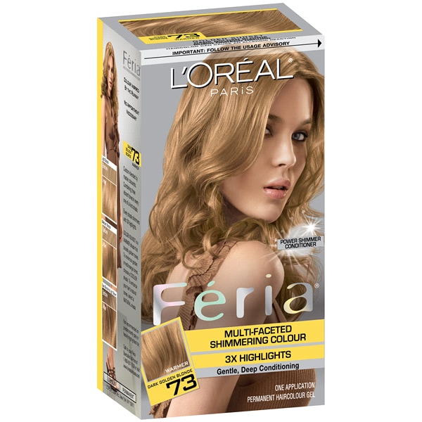 Loreal Paris Feria Multi Faceted Shimmering Color 73 Dark Golden Loreal Paris Feria Multi Faceted Shimmering Color 73 Dark Golden Blonde 1 Kt