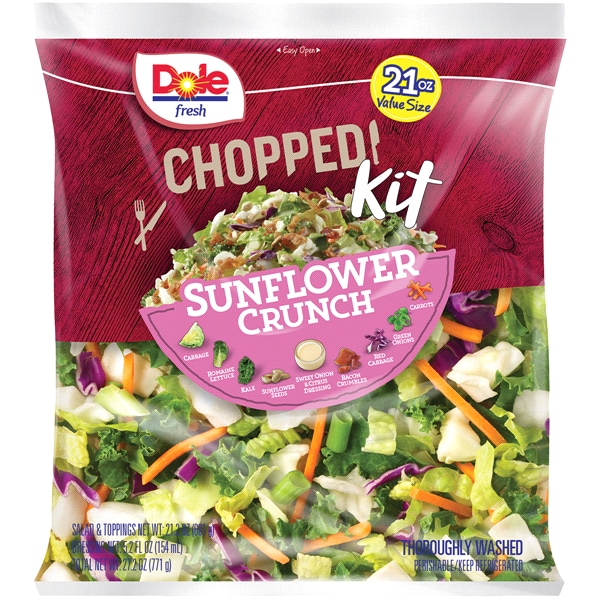 Dole Chopped Sunflower Crunch Salad Kit Family Size Bag 27 2 Oz Dole Chopped Sunflower Crunch Salad Kit Family Size Bag 27 2 Oz Meijer