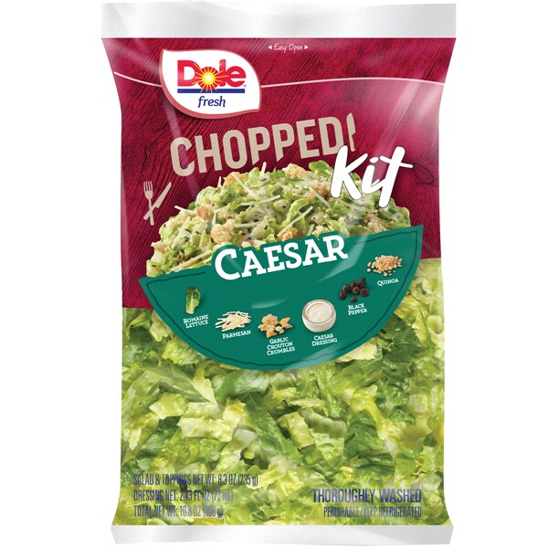 Dole Chopped Caesar Salad Kit Bag 10 8 Oz Meijer Dole Chopped Caesar Salad Kit Bag 10 8 Oz