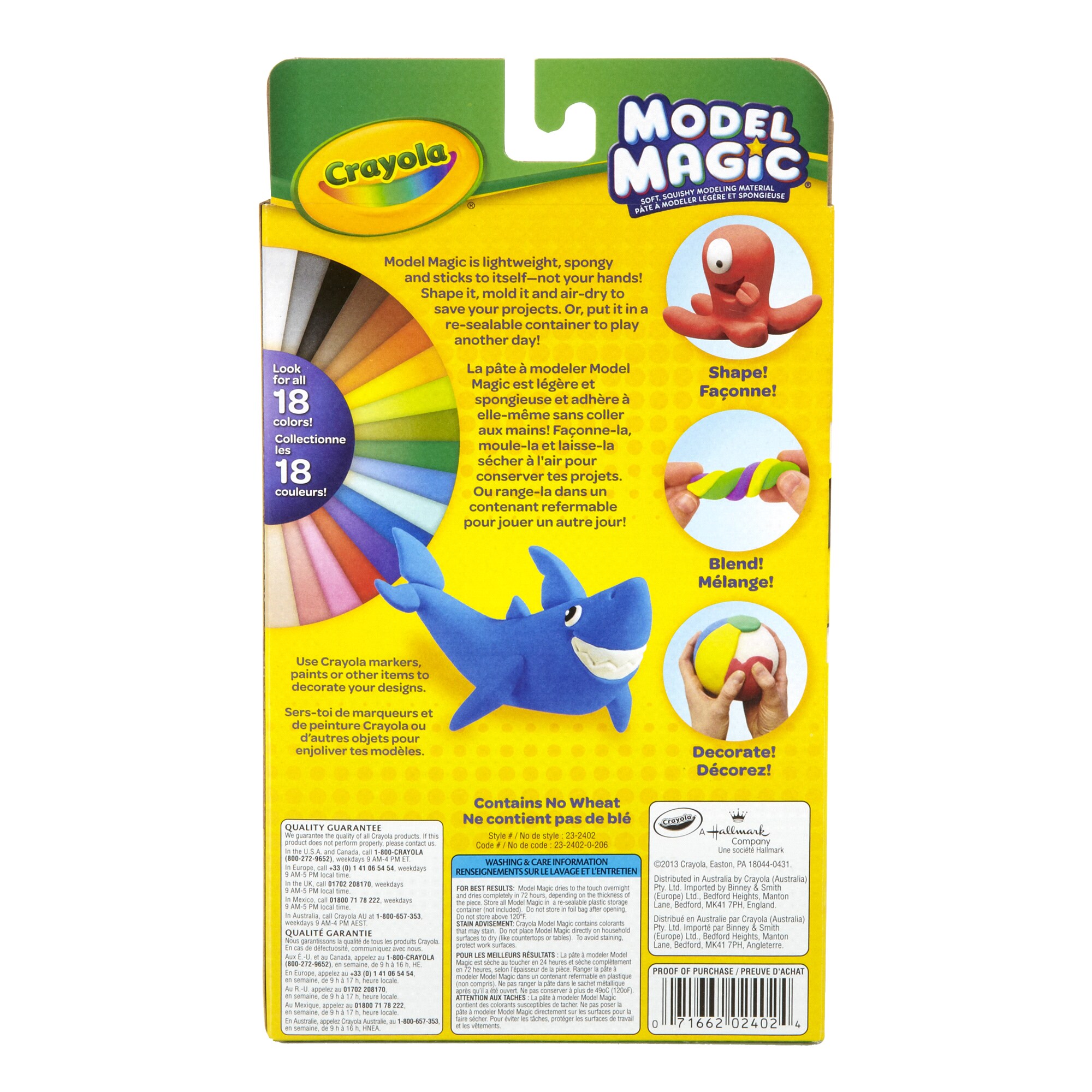 Crayola 6ct Model Magic 05oz Single Packs Primary Colors Meijercom