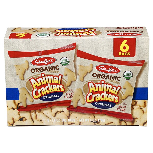 stauffers organic animal crackers 6 oz 6 1 oz bags meijer com stauffers organic animal crackers 6 oz 6 1 oz bags