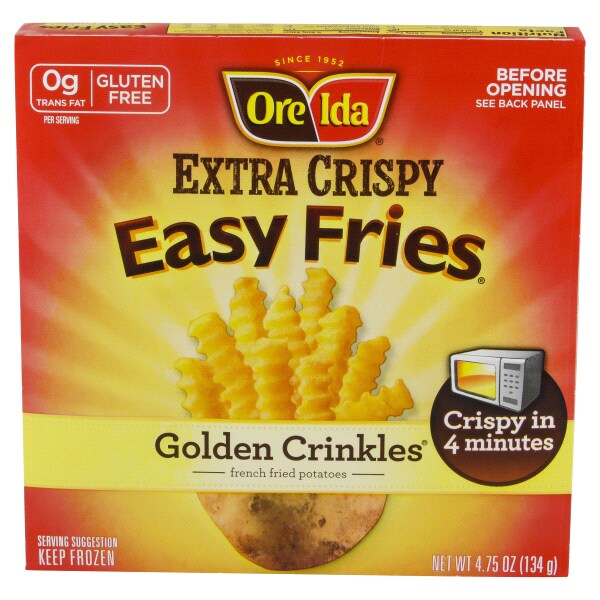 Ore Ida Easy Fries Golden Crinkles 4 75 Oz Box Meijer Ore Ida Easy Fries Golden Crinkles 4 75 Oz Box
