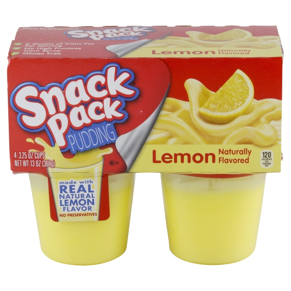 Snack Pack Lemon Pudding Nutrition Info Besto Blog