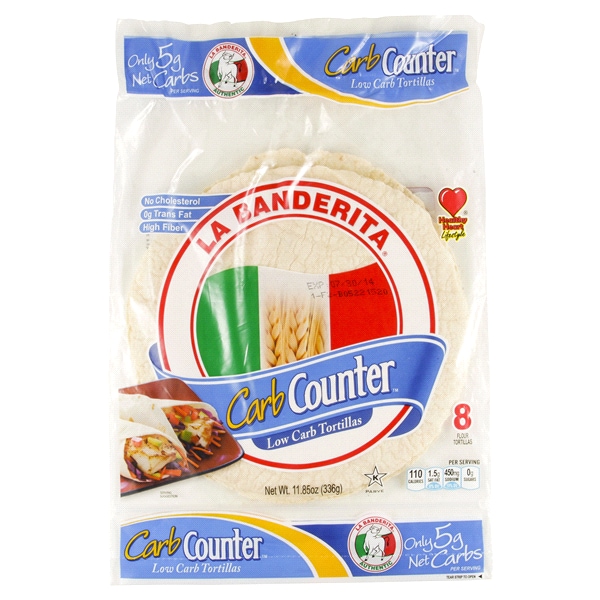 how many carbs in tortilla