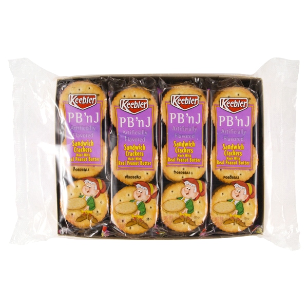 peanut butter and jelly sandwich crackers