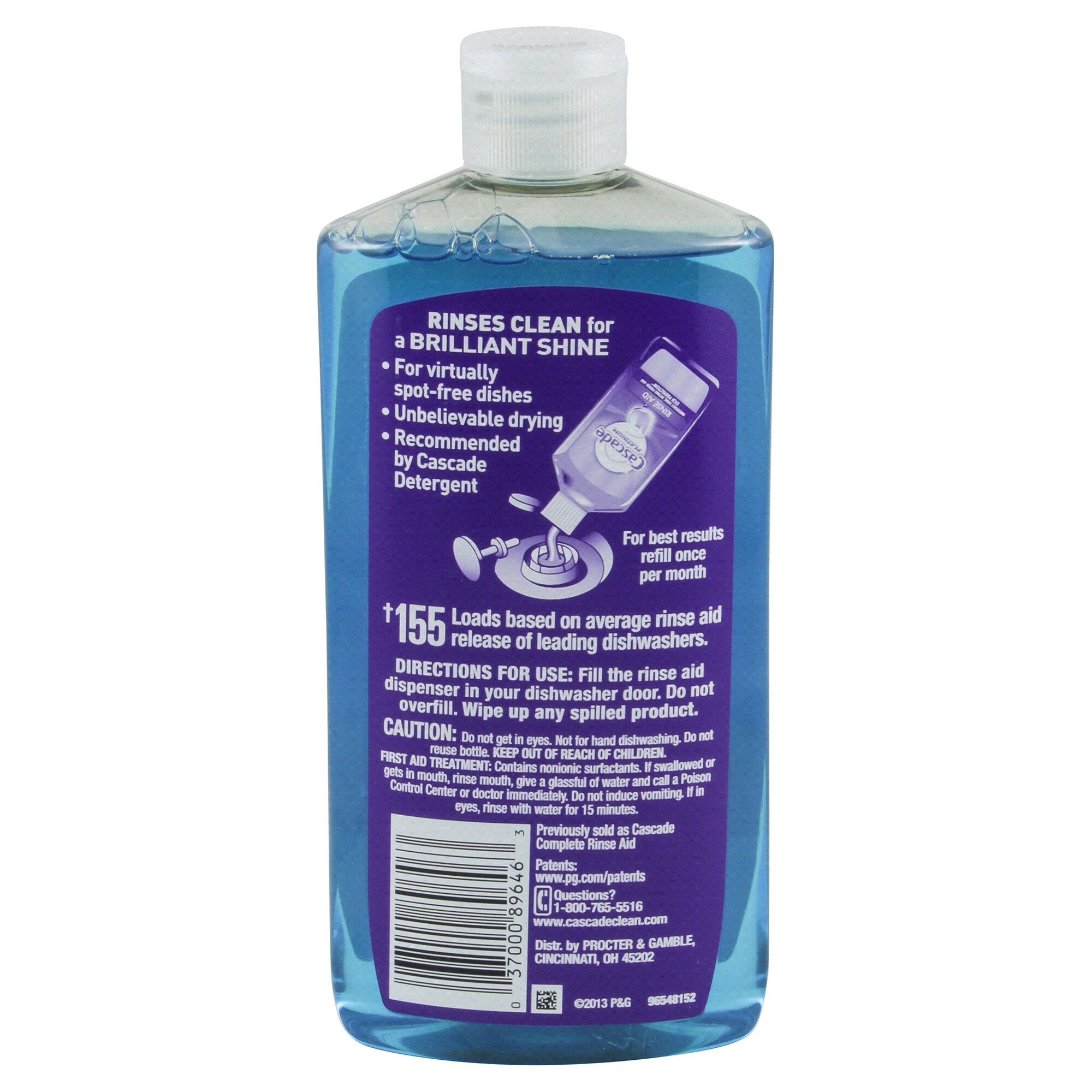 Cascade Platnum Rinse Aid 16 Oz Meijer