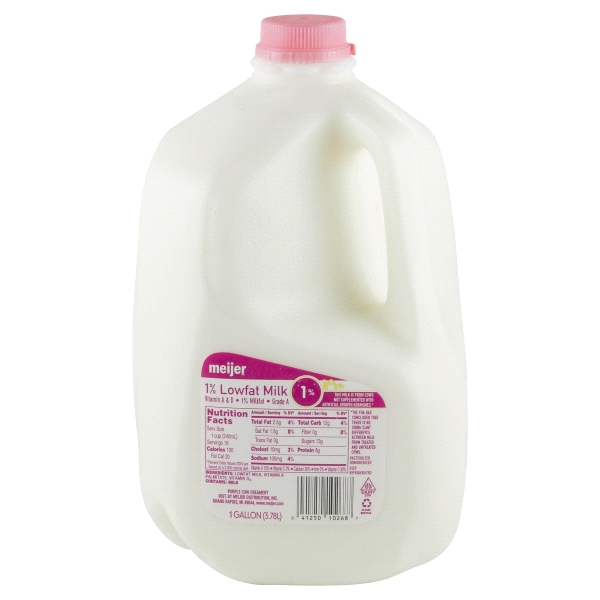 Meijer Milk 1 Lowfat Gallon