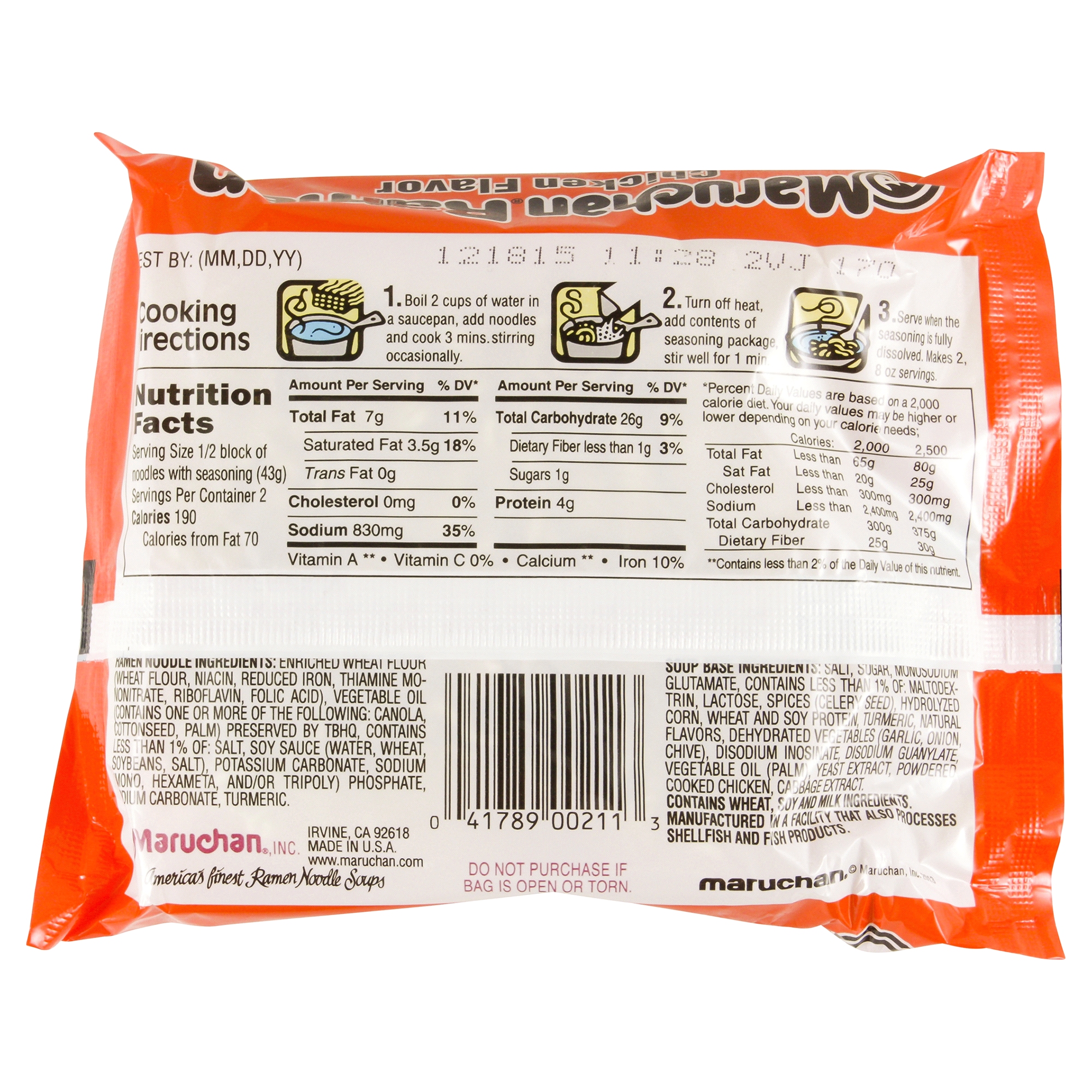 calories in maruchan ramen