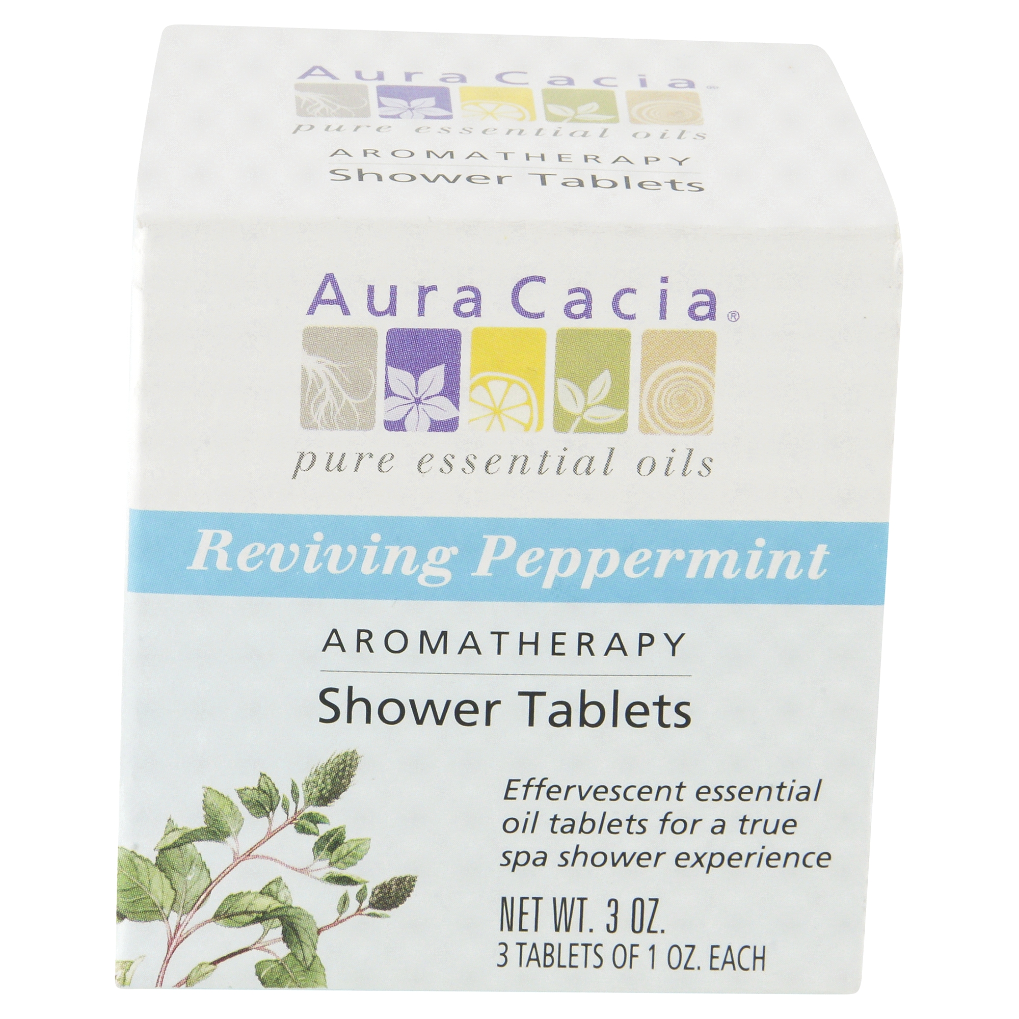 Aura Cacia Pure Essential Oils Aromatherapy Shower Tablets Reviving Aura Cacia Pure Essential Oils Aromatherapy Shower Tablets Reviving Peppermint 3 Oz Meijer