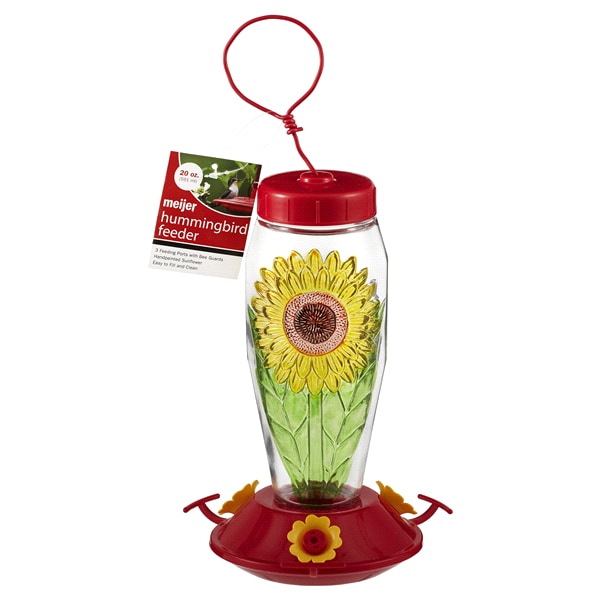 Meijer Hummingbird Feeder Sunflower 20 Oz Meijer Com