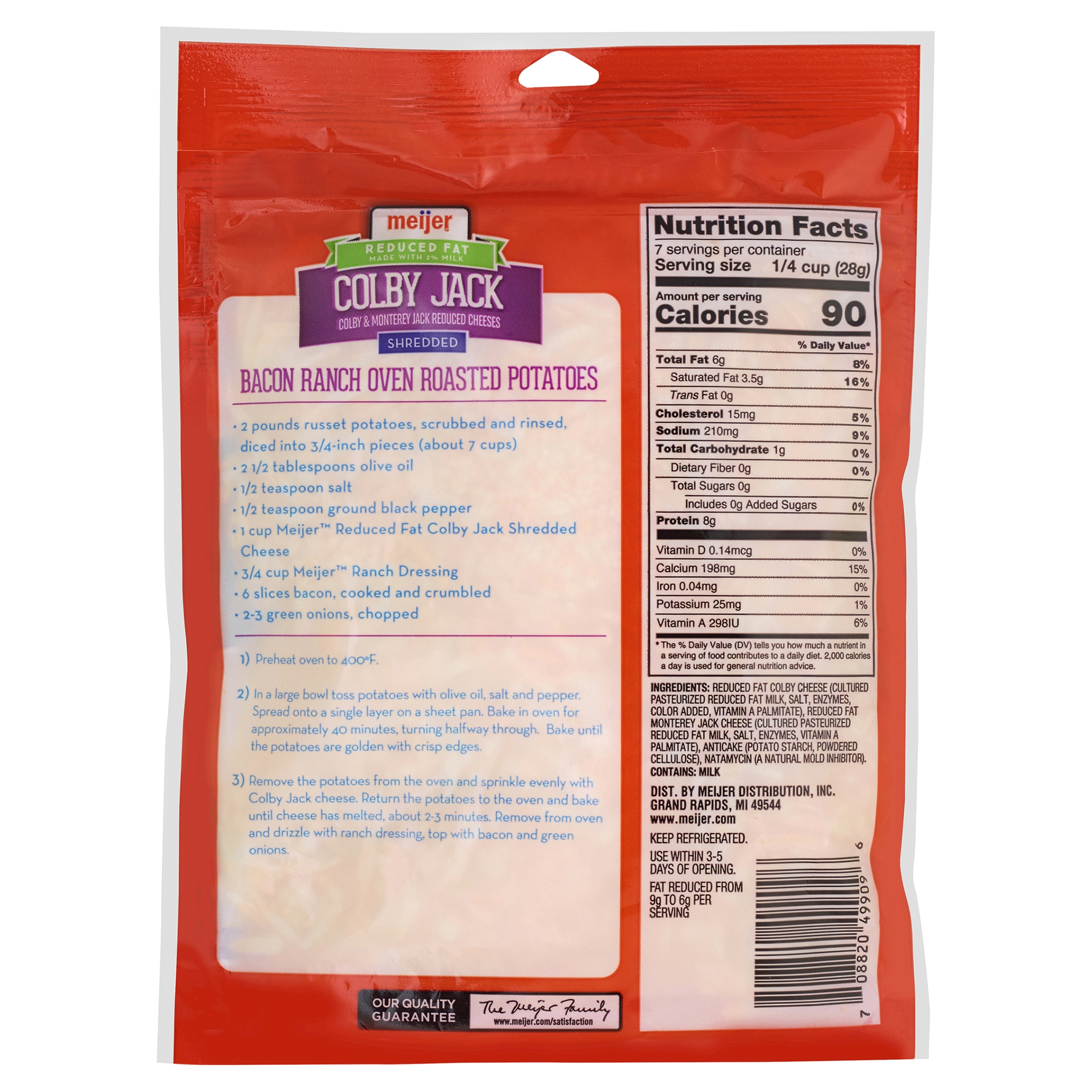 Colby Jack Cheese Slice Nutrition Facts - Nutrition Ftempo
