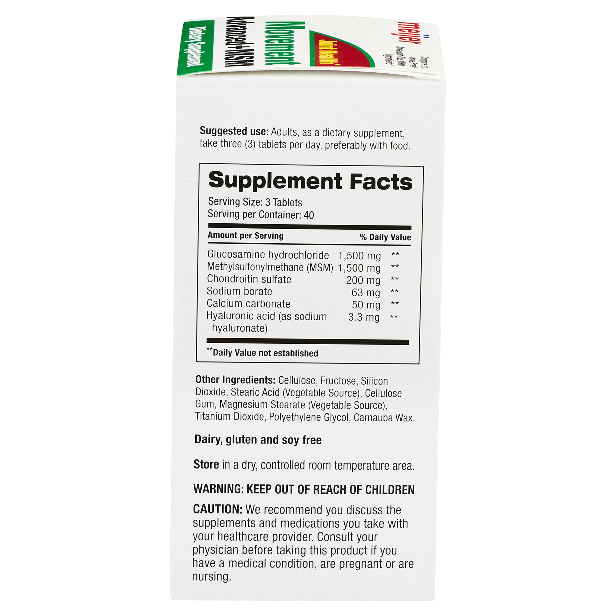 meijer glucosamine chondroitin w