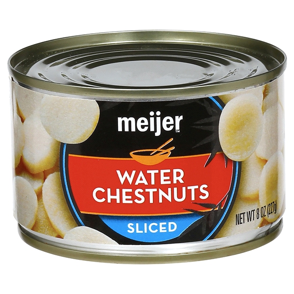 Meijer Sliced Water Chestnuts 8 Oz Meijer Sliced Water Chestnuts 8 Oz