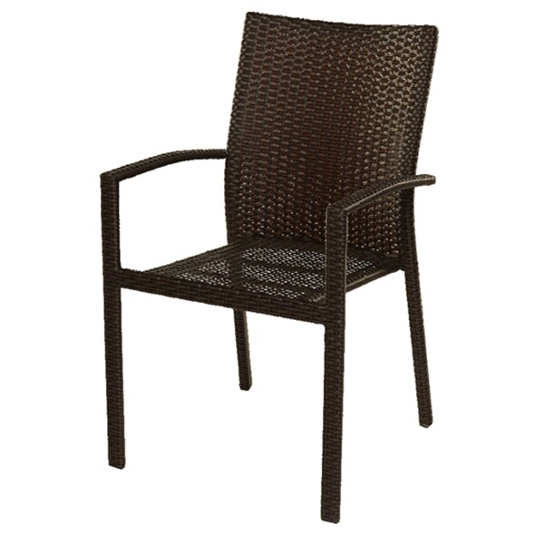 Home Resin Wicker Stacking Dining Chair Meijer Com