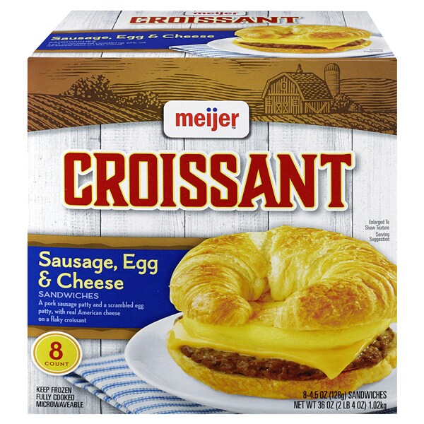 sausage egg and cheese croissant