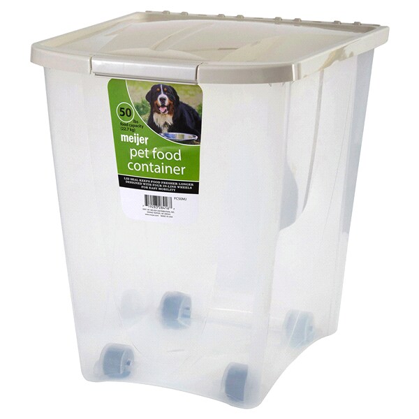 Meijer Pet Food Container 50 Lb Meijer Pet Food Container 50 Lb