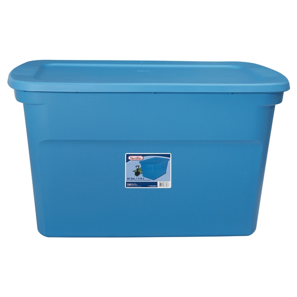Sterilite 30 Gallon Tote Blue Aquarium Meijer Com Sterilite 30 Gallon Tote Blue Aquarium