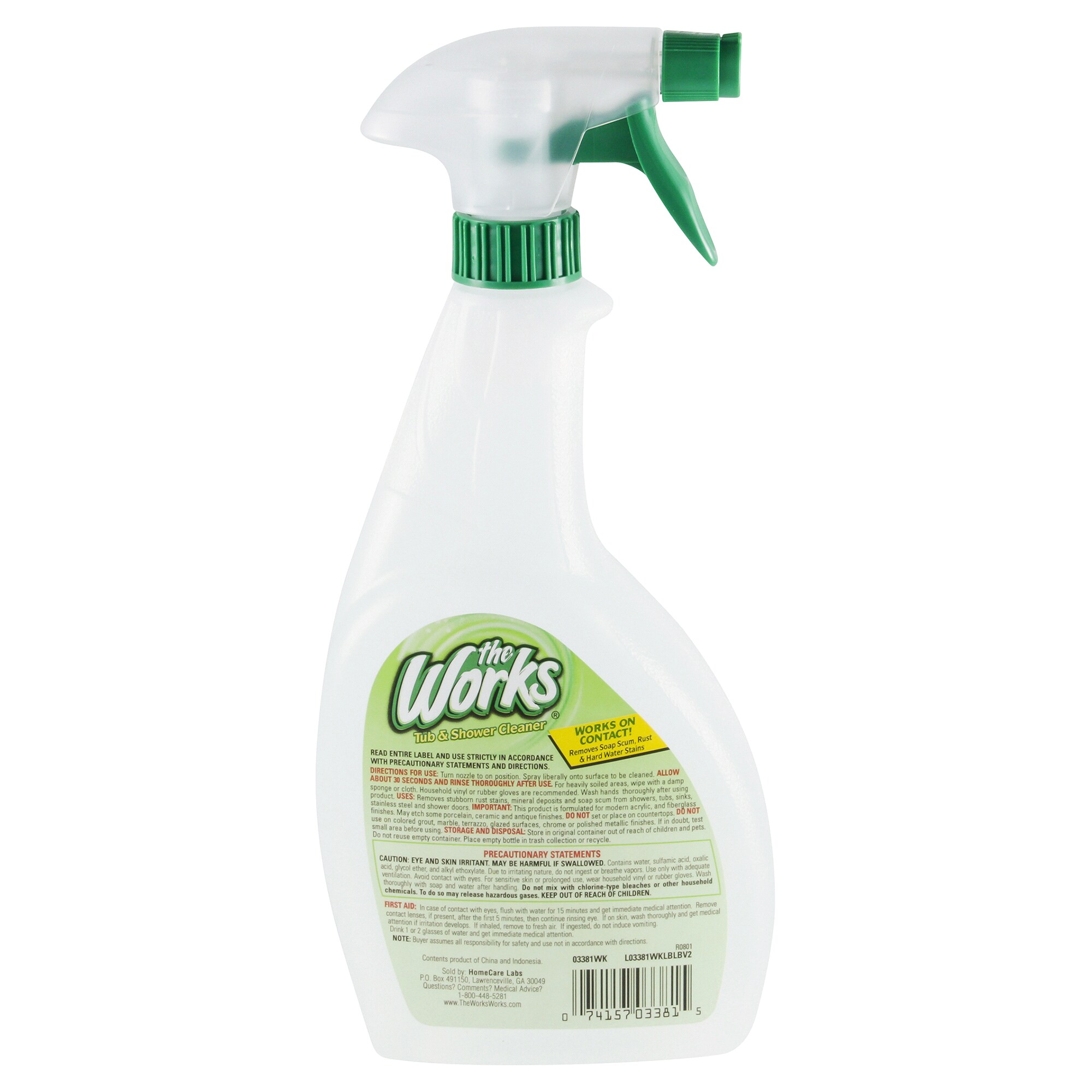 The Works Tub And Shower Cleaner 32oz Trigger Meijer Com