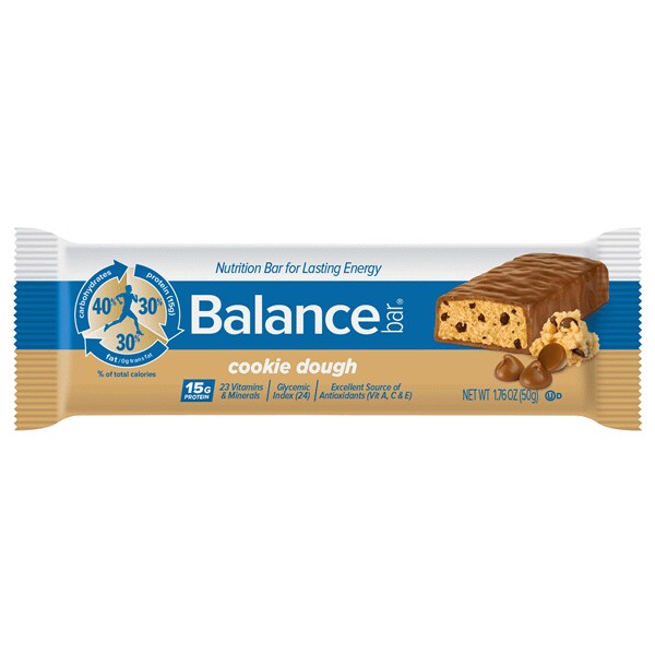 Balance Bar Cookie Dough Single 176 Oz Balance Bar Cookie Dough Single 176 Oz