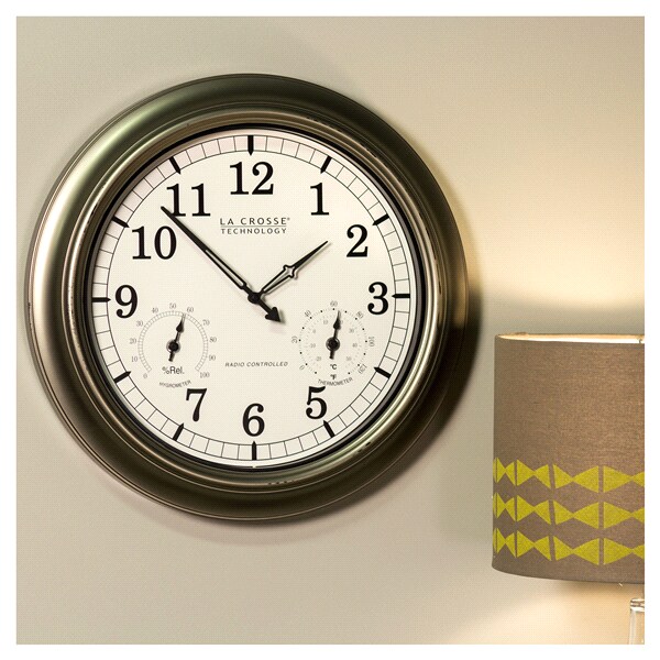 La Crosse Technology Outdoor 18 Atomic Wall Clock Wt 3181pl Meijer Com La Crosse Technology Outdoor 18 Atomic Wall Clock Wt 3181pl