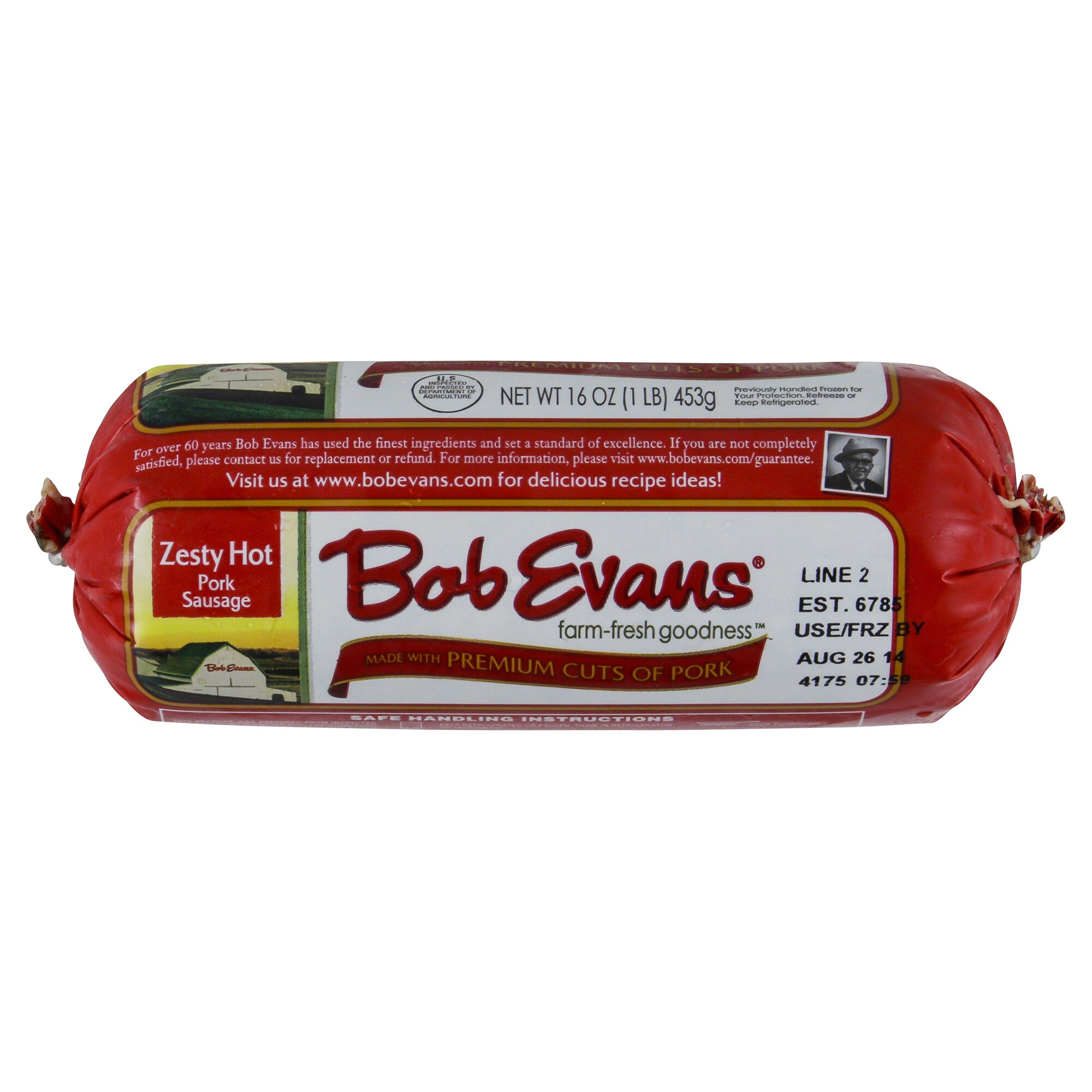 Bob Evans Sausage Roll Nutrition