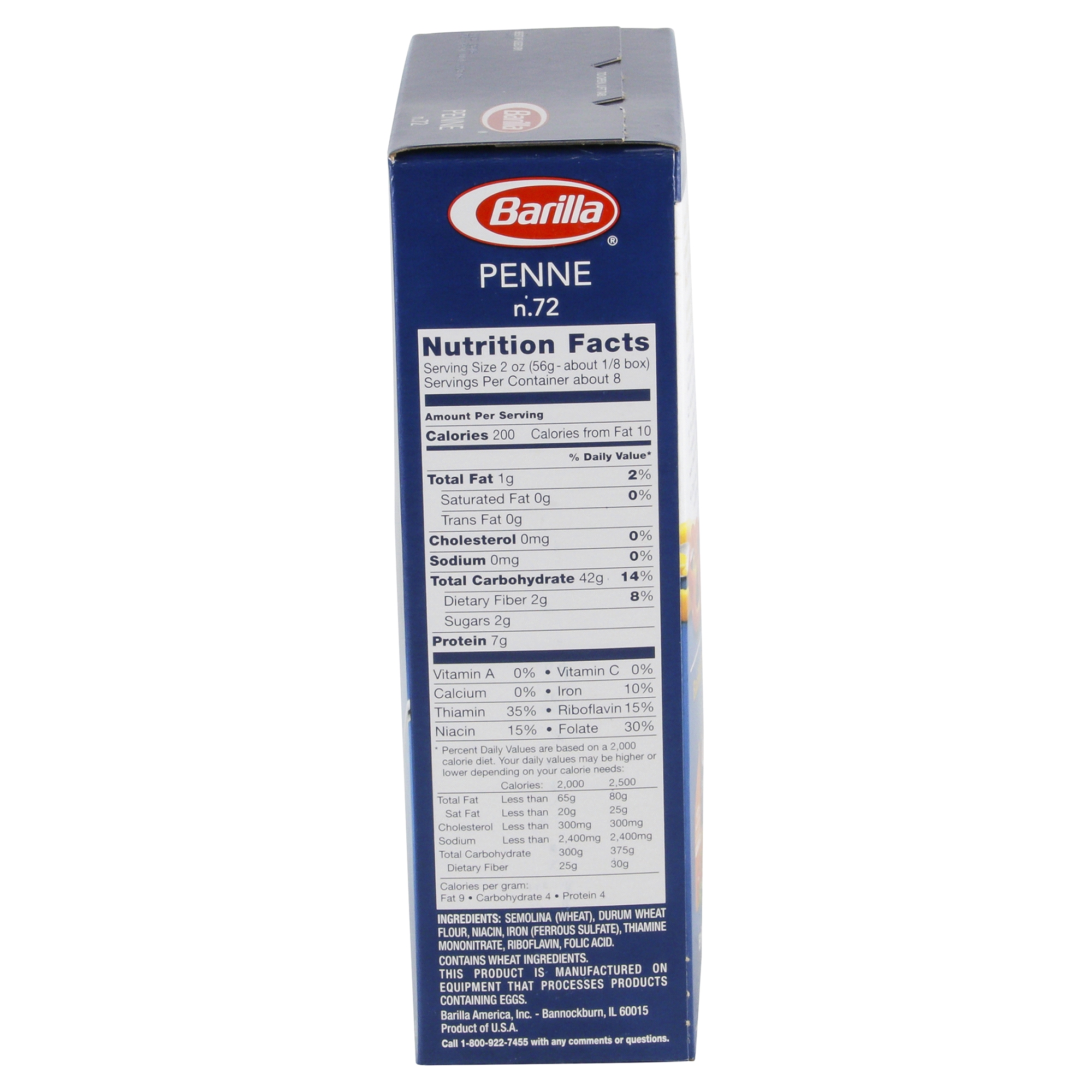 Barilla Penne Nutrition Facts Nutrition Ftempo