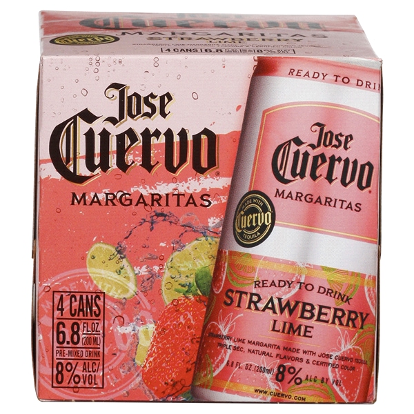 jose cuervo strawberry lime margarita cans