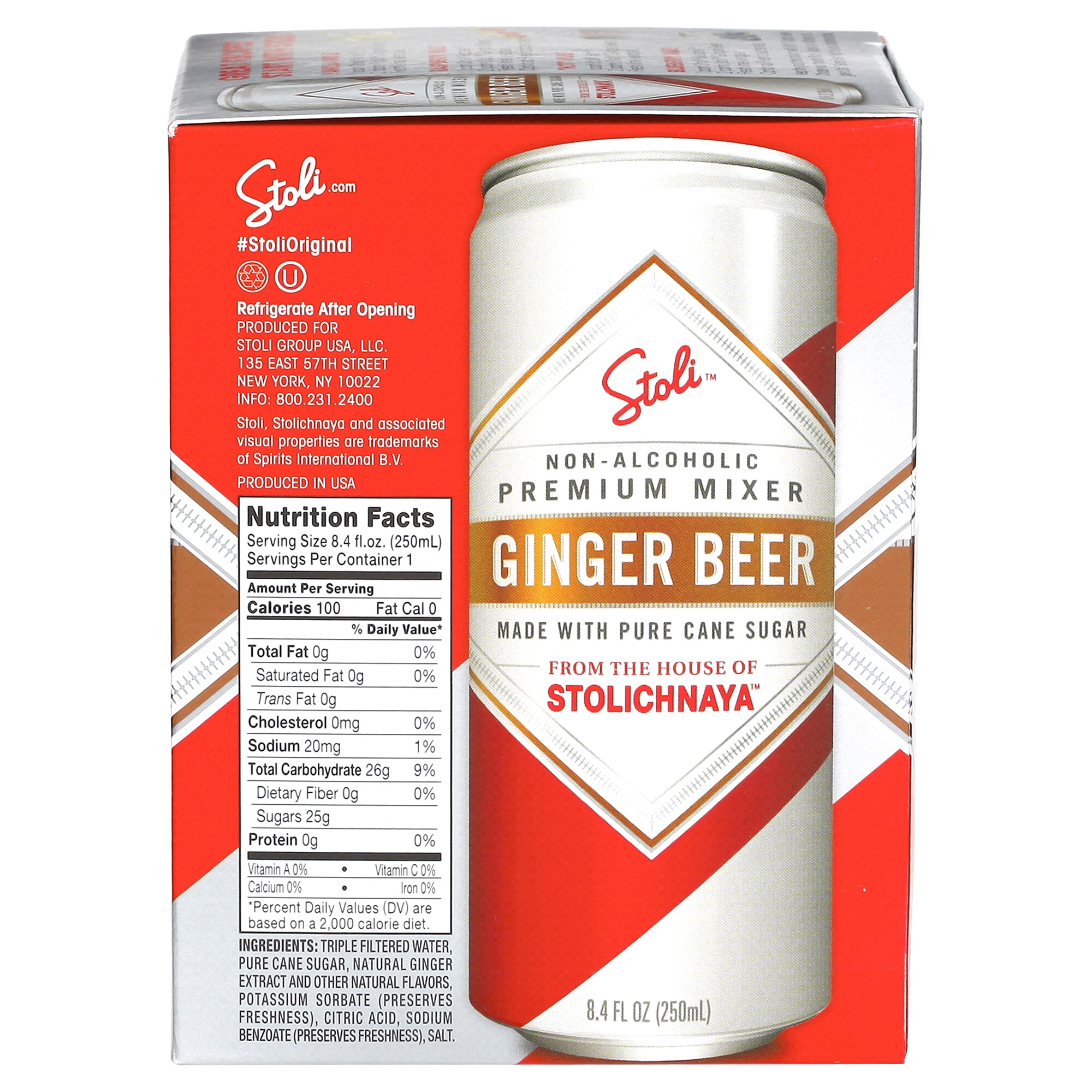Stoli Ginger Beer Nutrition Facts Blog Dandk