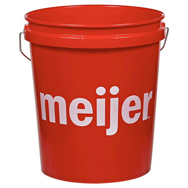 Meijer 5 Gallon Pail Red Meijer 5 Gallon Pail Red