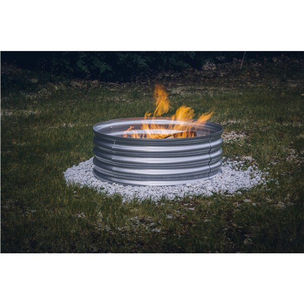 Pleasant Hearth Eternity Galvanized Fire Ring Meijer Com