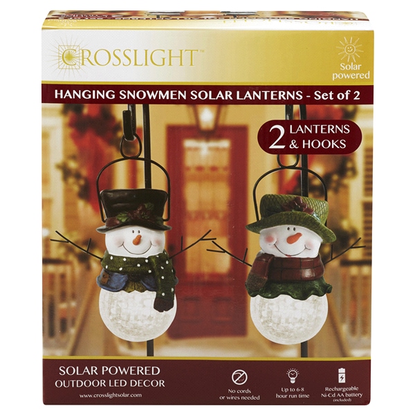 Image result for solar hanging snowmen